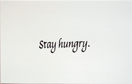 Diptychon Italic Stay Hungry