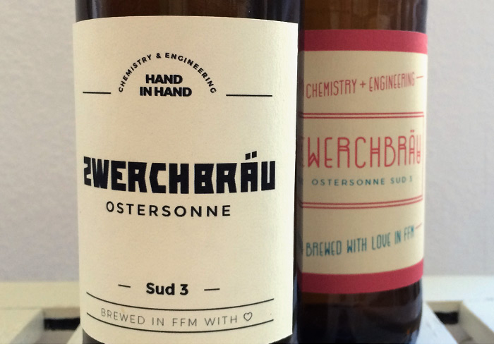 Zwerchbräu beer label detail