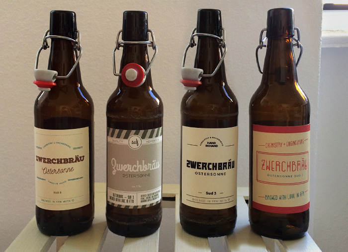 Zwerchbräu beer label all