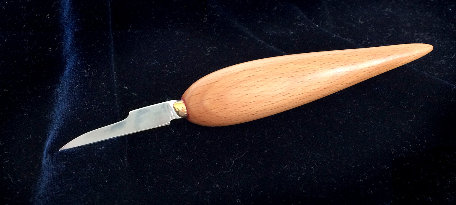 Rossberg Flourishes quill knife Federmesser